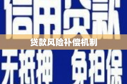 文登贷款风险补偿机制