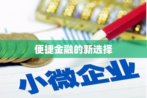 文登便捷金融的新选择