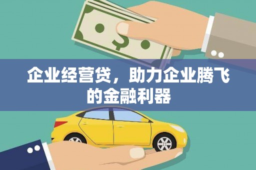 文登企业经营贷，助力企业腾飞的金融利器