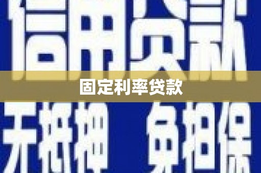 文登固定利率贷款
