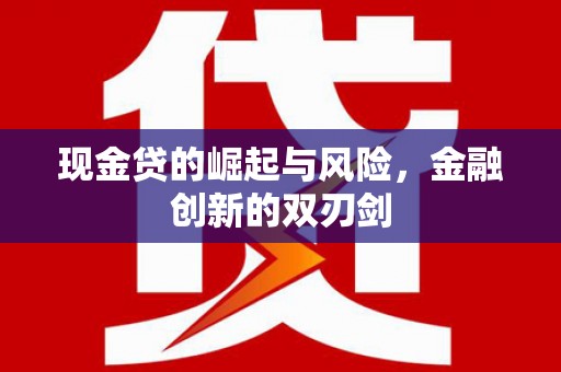 文登现金贷的崛起与风险，金融创新的双刃剑