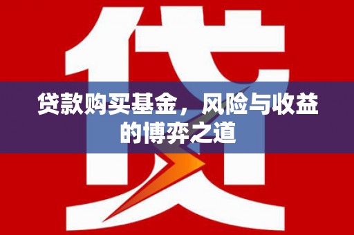 文登贷款购买基金，风险与收益的博弈之道