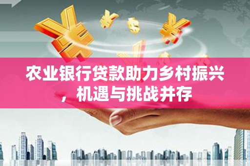 文登农业银行贷款助力乡村振兴，机遇与挑战并存